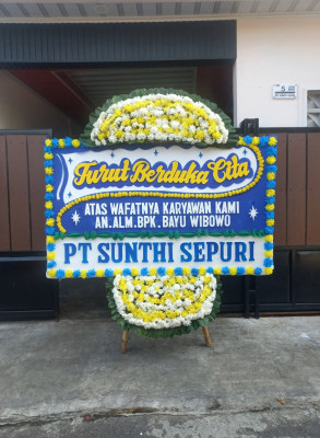 Papan Bunga Duka di Bandar Huluan